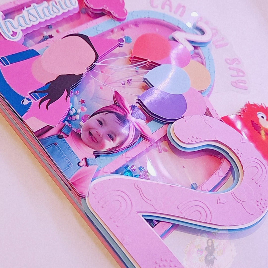 Ms. Rachel Themed Cake Topper - 3D Delight WITH Shaker, Lights, Herbie & Name Personalization!! Version 3