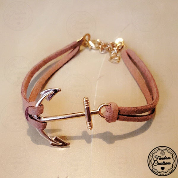 Brown Anchor Bracelet