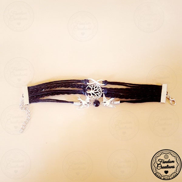 Infinity Bird Tree Bracelet