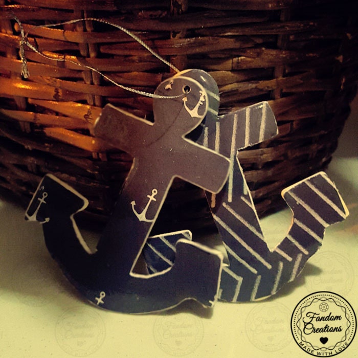 Be Your Own Anchor Ornament 2 Piece Set