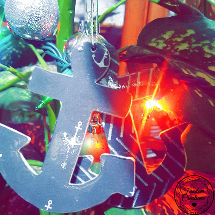 Be Your Own Anchor Ornament 2 Piece Set