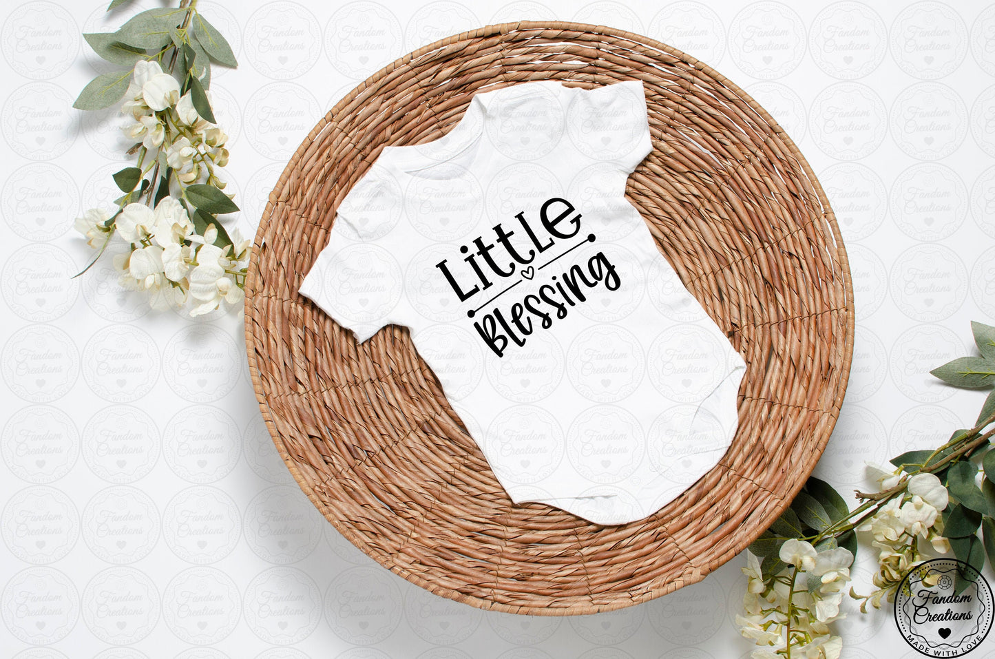 Little Blessing 100% Cotton Custom Baby Onesie