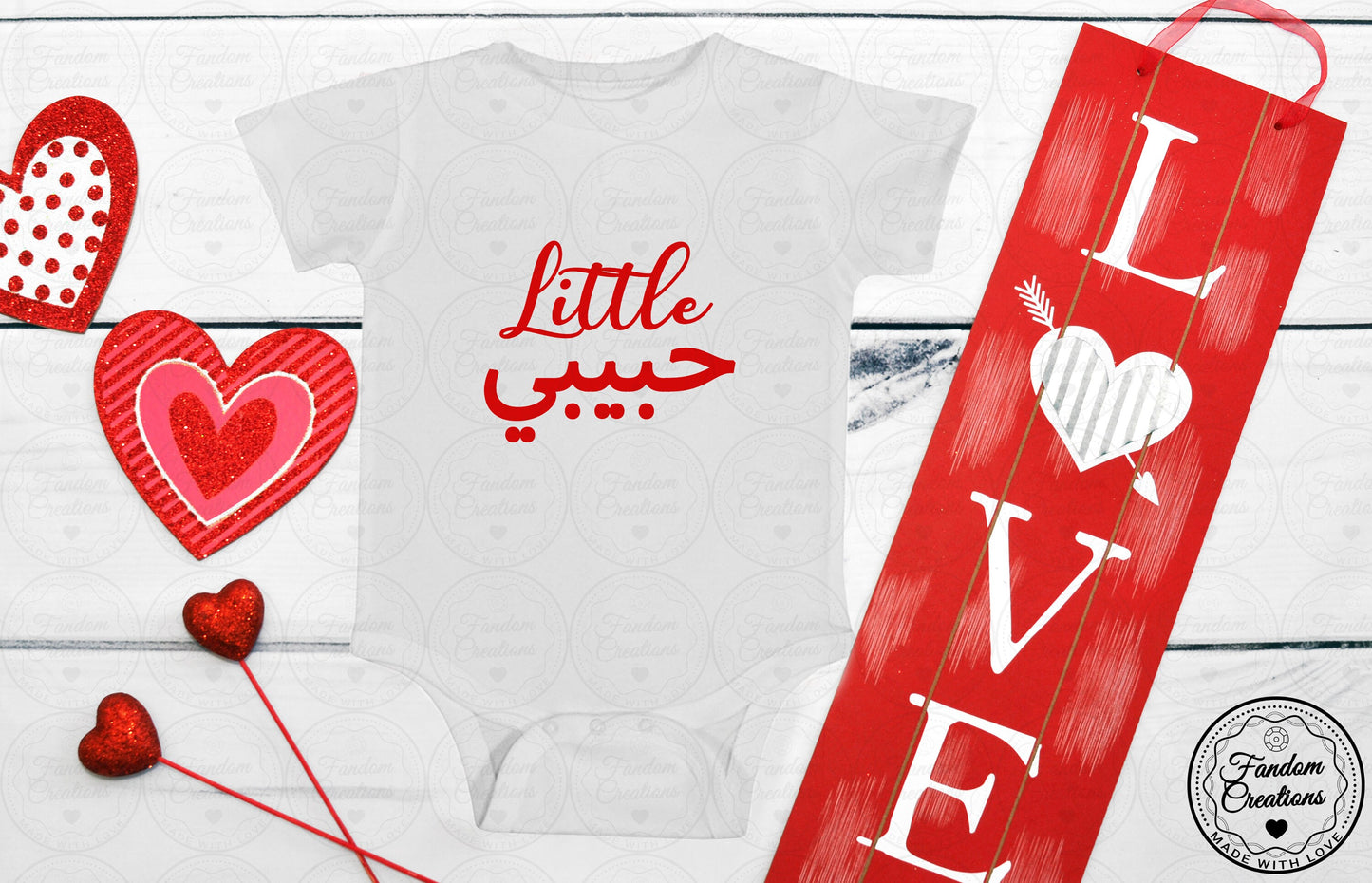 Little Habibi 100% Cotton Custom Baby Arabic Onesie