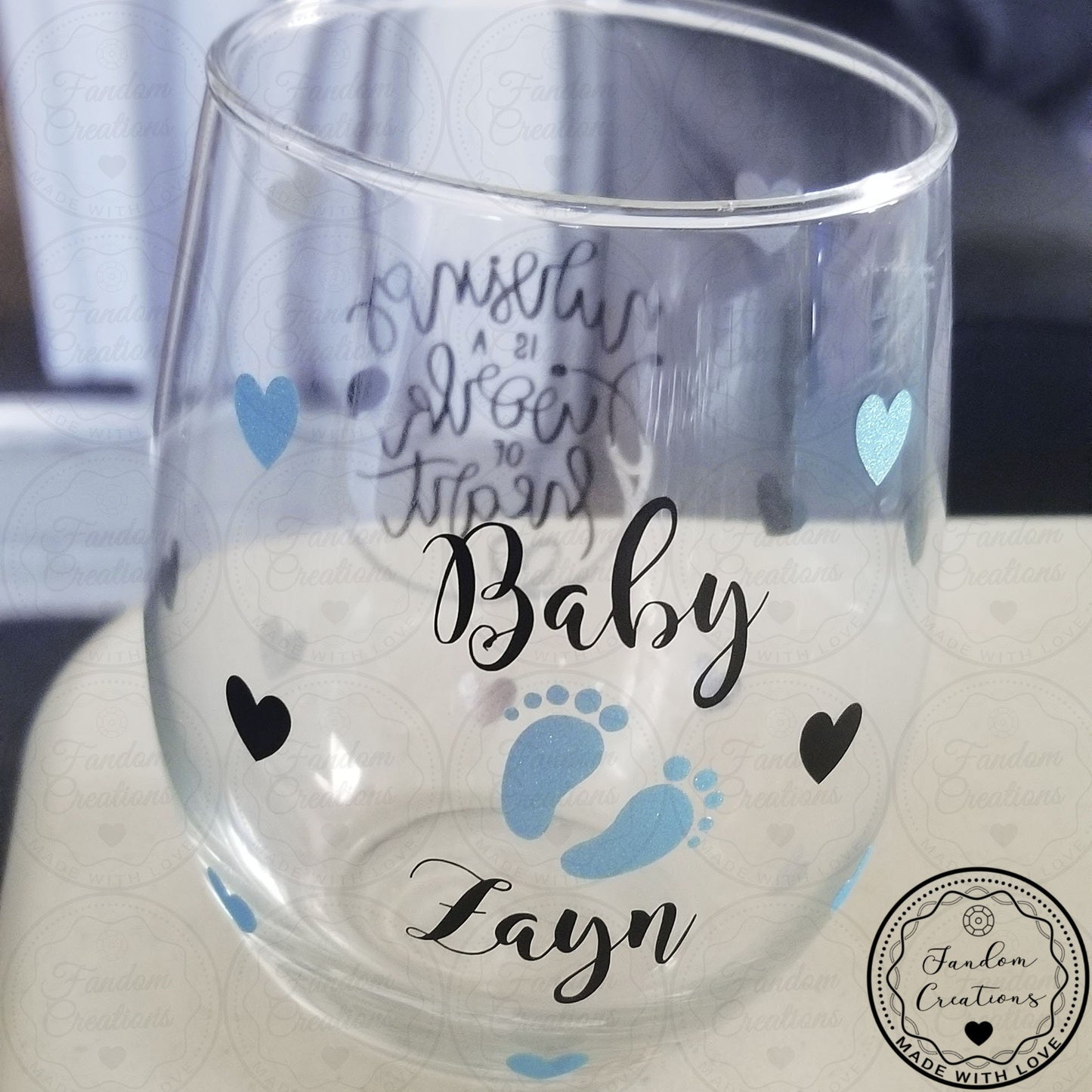 Nursing Is A Work Of Heart Custom Stemless Wine Glass Gift