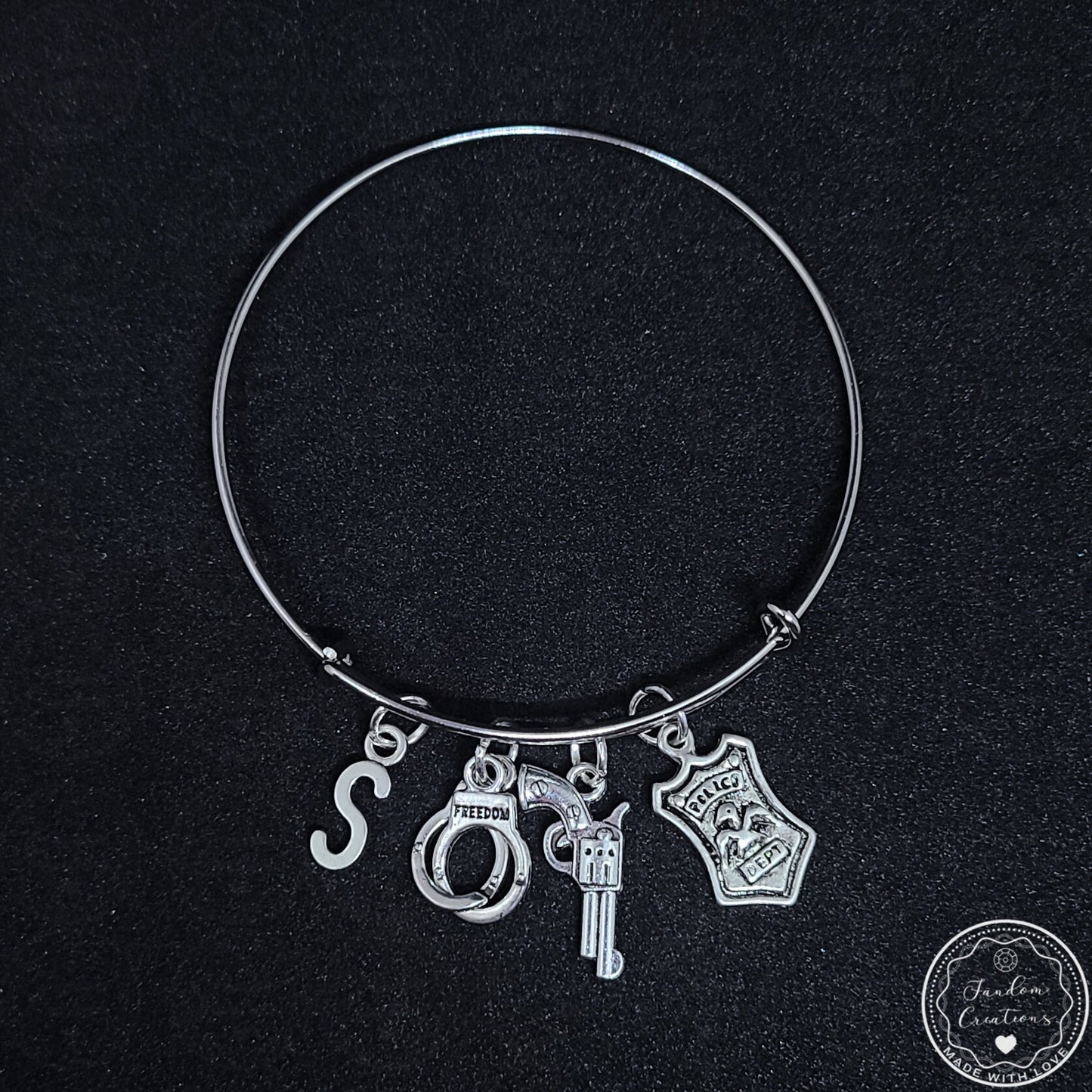 Adjustable Sheriff Stilinski Teen Wolf Bangle Bracelet Version 3