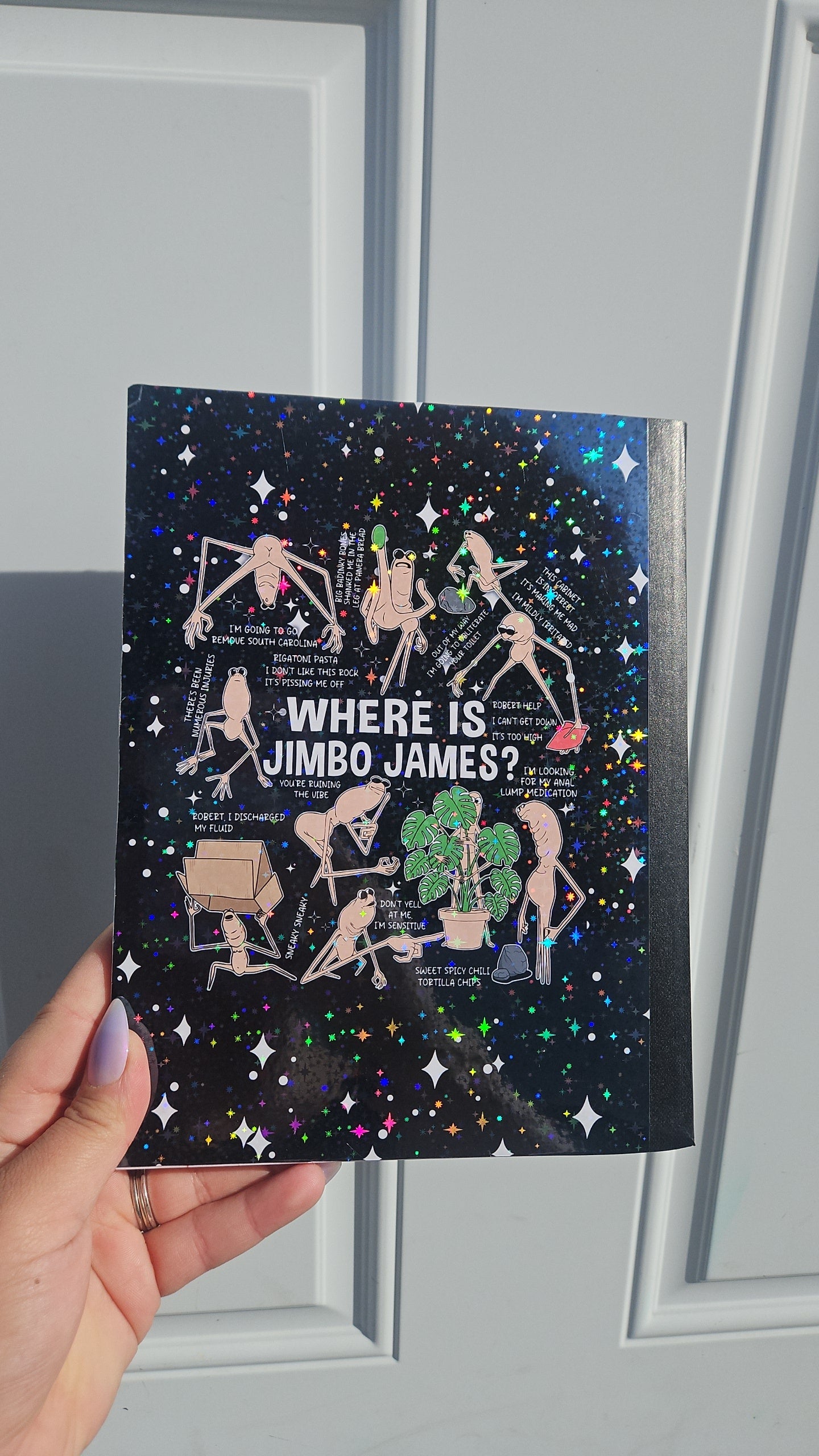 Marcus Personalized Composition Notebook – Cute Stationery, Personalized Name Option, Glossy or Holographic Finish