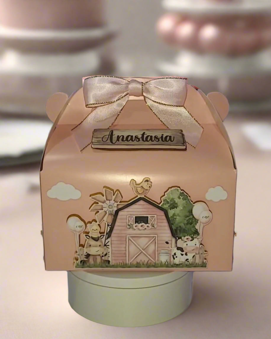 3D Personalized Custom Gable Boxes – Party Favors with a WOW Factor!