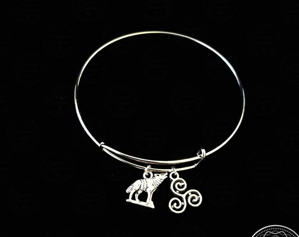 Adjustable Teen Wolf Bangle Bracelet