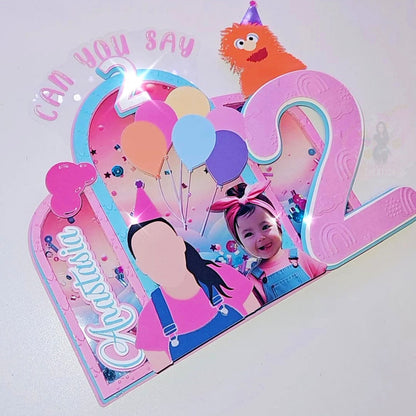 Ms. Rachel Themed Cake Topper - 3D Delight WITH Shaker, Lights, Herbie & Name Personalization!! Version 3