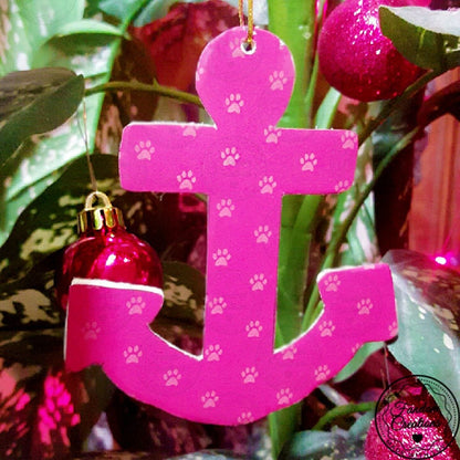 Teen Wolf Paw Print Ornament