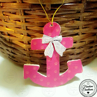 Teen Wolf Paw Print Ornament