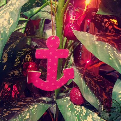 Teen Wolf Paw Print Ornament