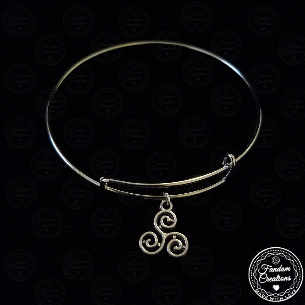 Adjustable Derek Hale Triskelion Bracelet
