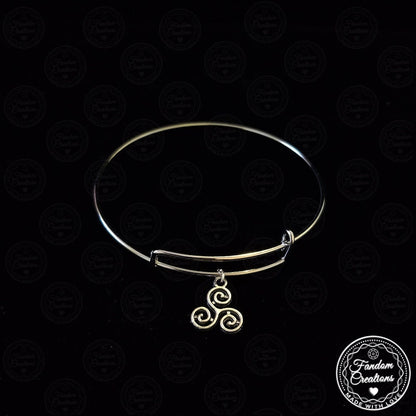Adjustable Derek Hale Triskelion Bracelet