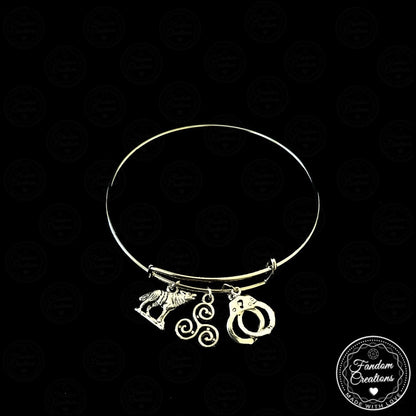 Adjustable Sterek Teen Wolf Bangle Bracelet
