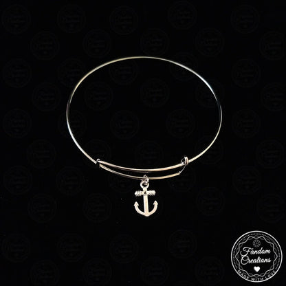Adjustable Be Your Own Anchor Scott McCall Bangle Bracelet