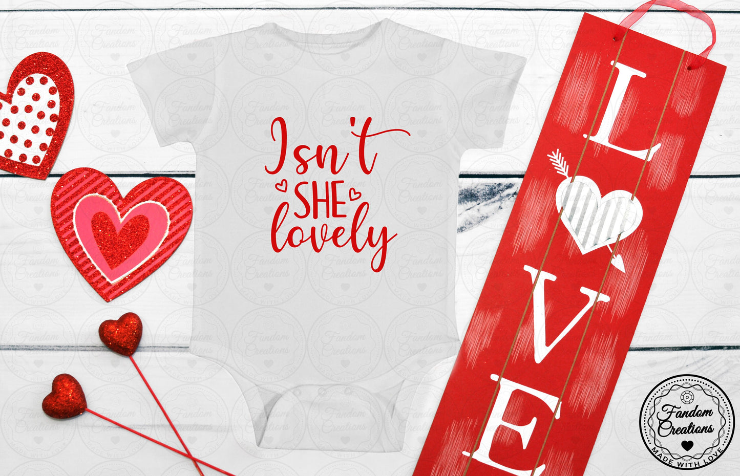 Isn't She Lovely 100% Cotton Custom Onesie