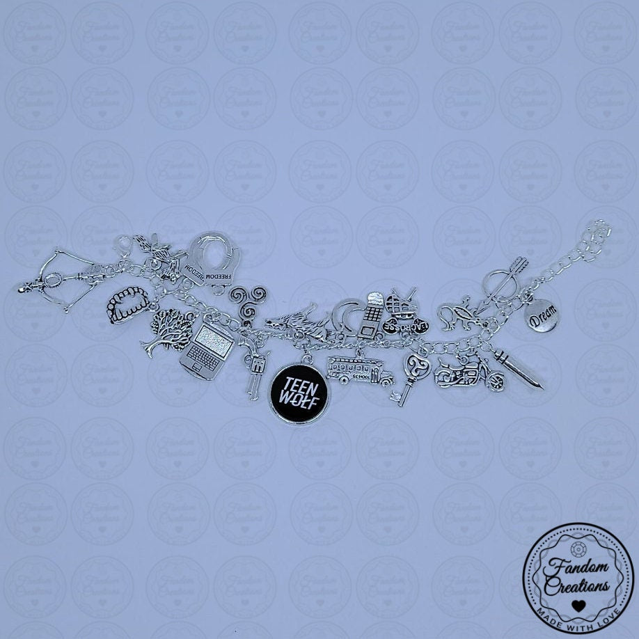 Teen Wolf Inspired Charm Bracelet