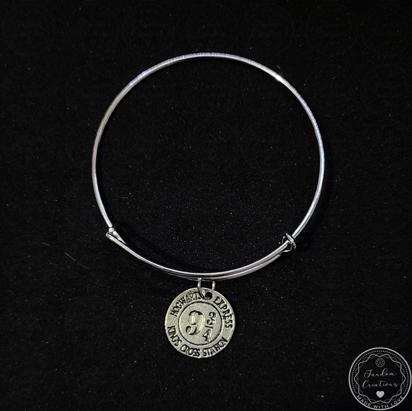 9 3/4 Adjustable Bangle Bracelet