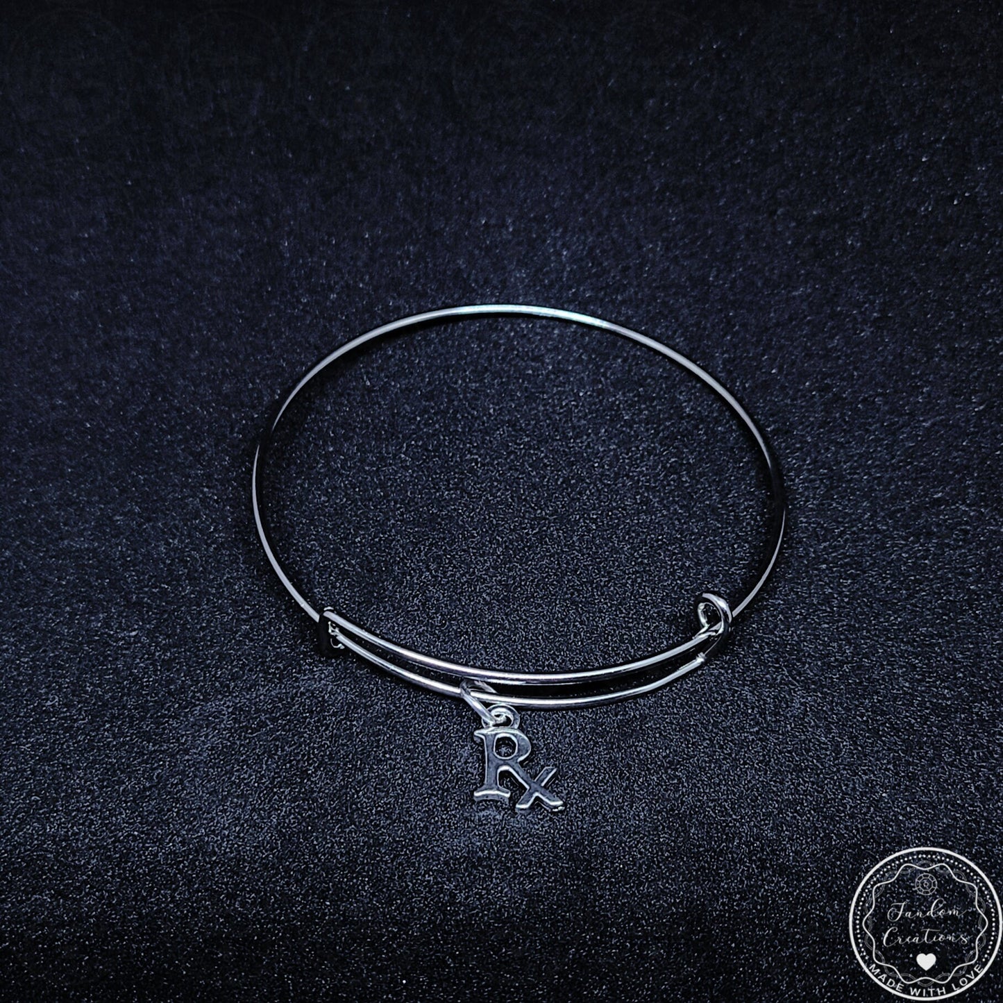 RX Pharmacy Medical Charm Bracelet