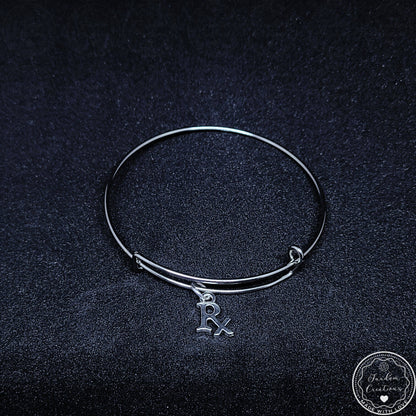 RX Pharmacy Medical Charm Bracelet