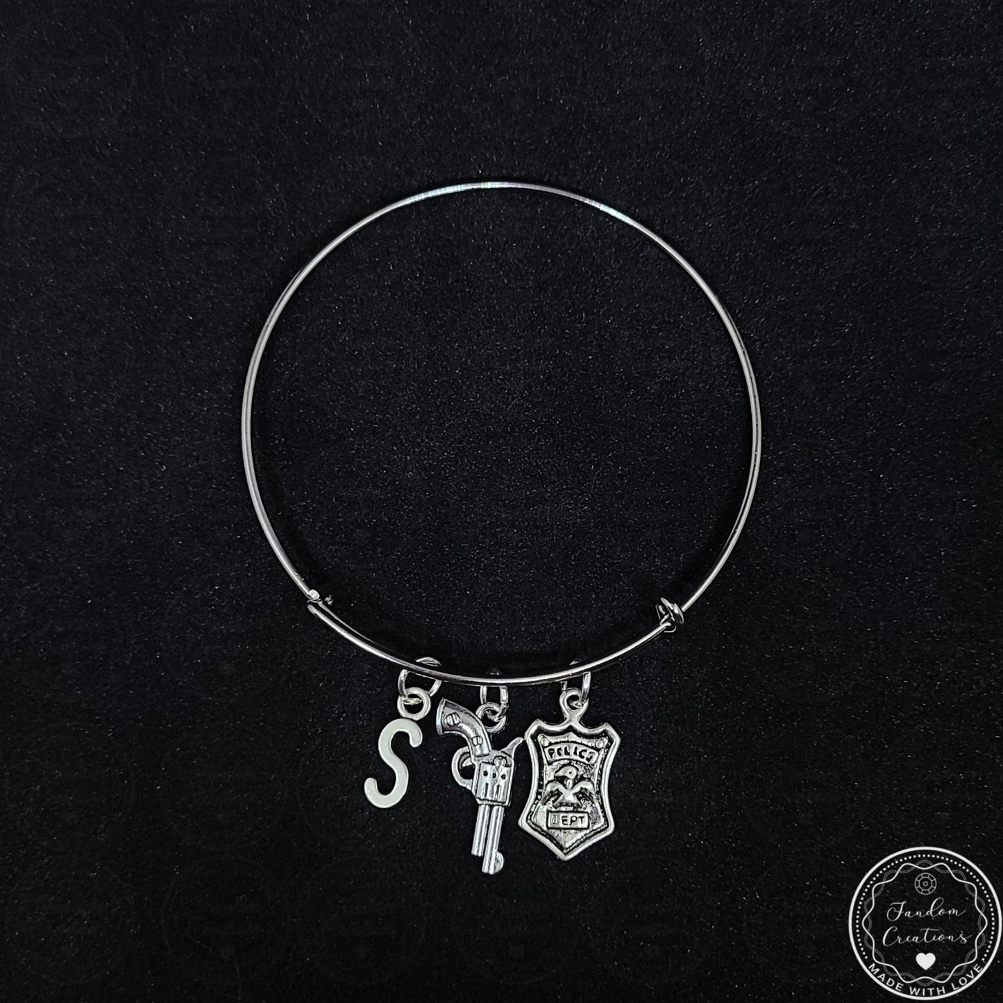 Adjustable Sheriff Stilinski Teen Wolf Bangle Bracelet Version 2