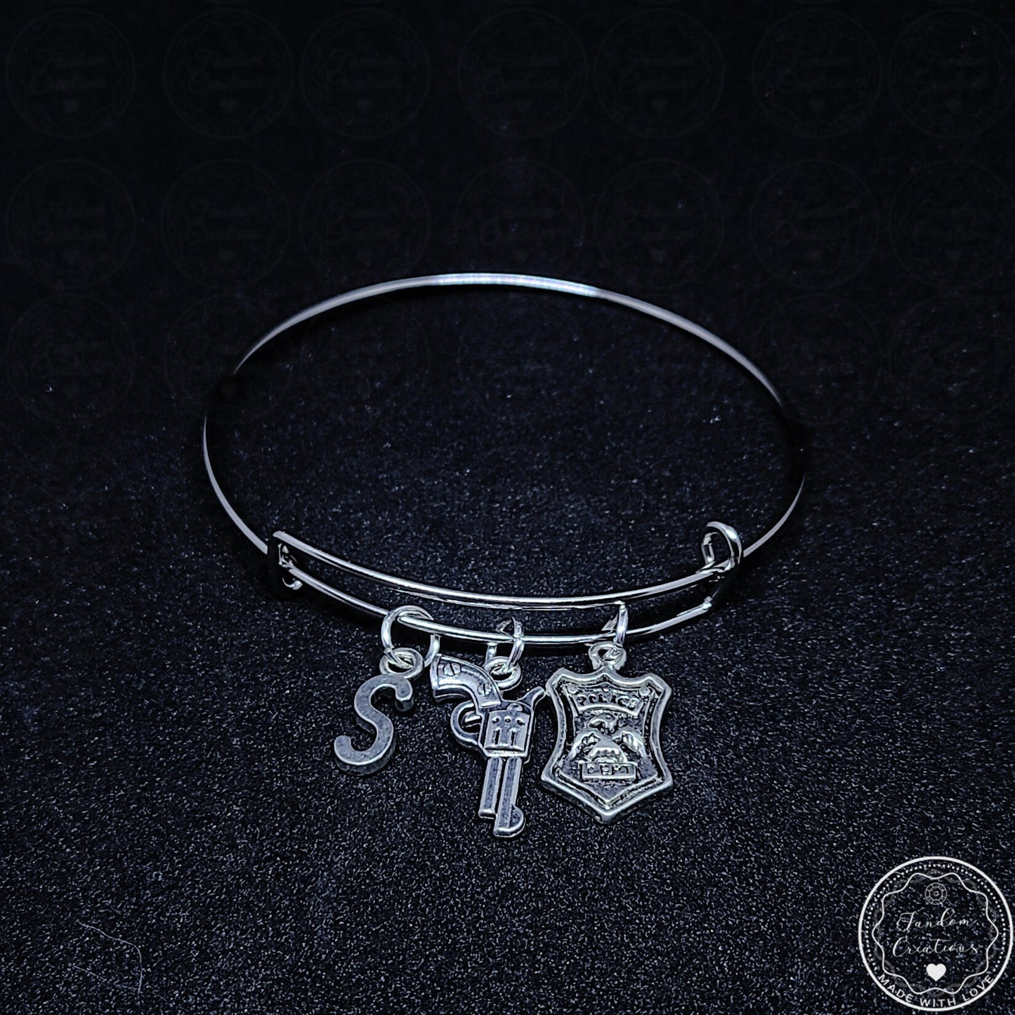Adjustable Sheriff Stilinski Teen Wolf Bangle Bracelet Version 2