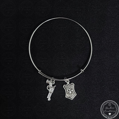 Adjustable Sheriff Stilinski Teen Wolf Bangle Bracelet Version 1
