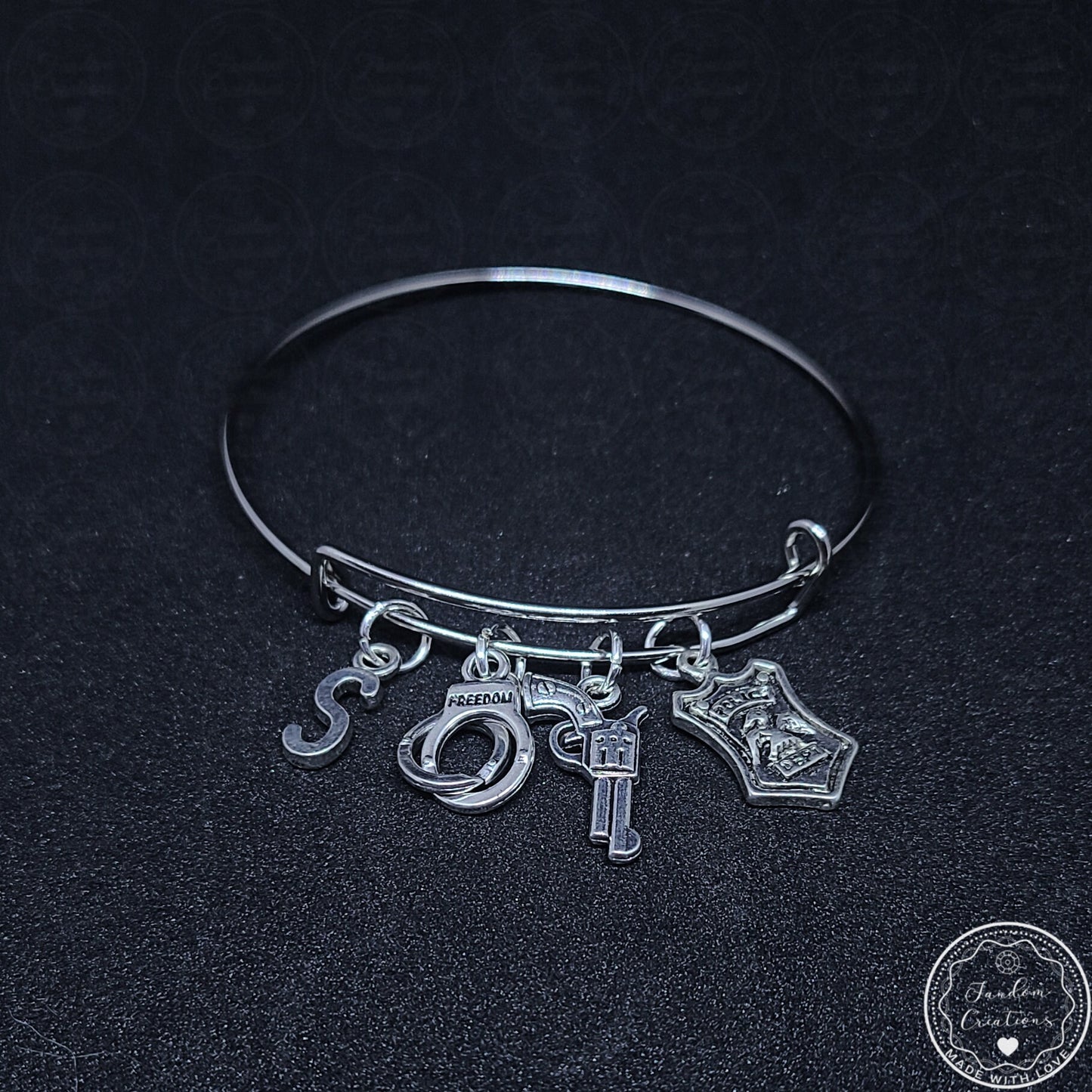 Adjustable Sheriff Stilinski Teen Wolf Bangle Bracelet Version 3