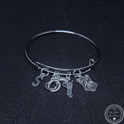 Adjustable Sheriff Stilinski Teen Wolf Bangle Bracelet Version 3