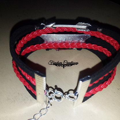 Allison Argent Teen Wolf Leather Wax Cord Bracelet