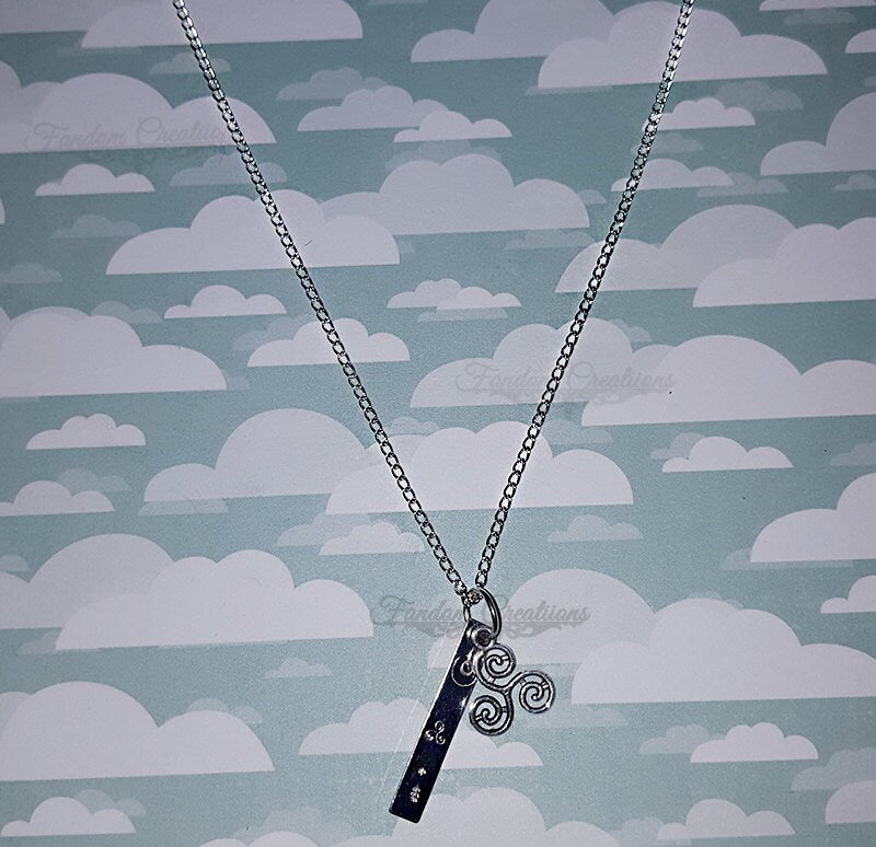Arrow, Triskelion, McCall Symbol Necklace