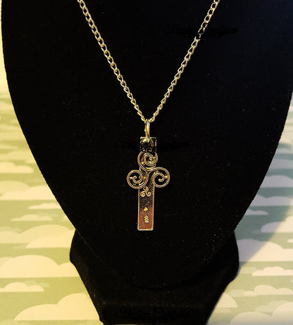 Arrow, Triskelion, McCall Symbol Necklace