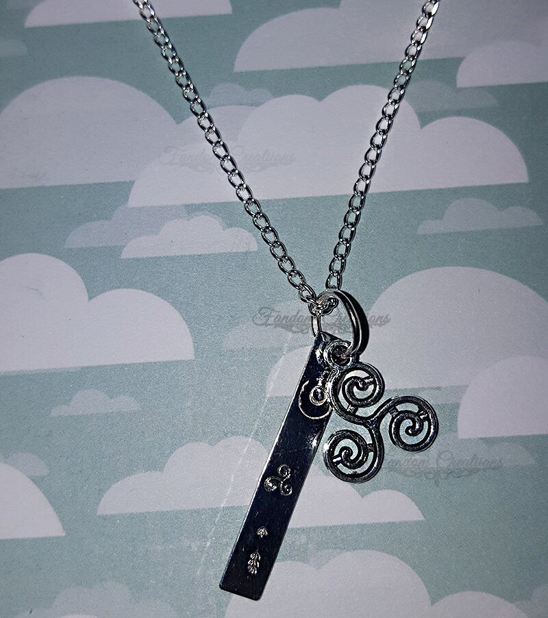 Arrow, Triskelion, McCall Symbol Necklace